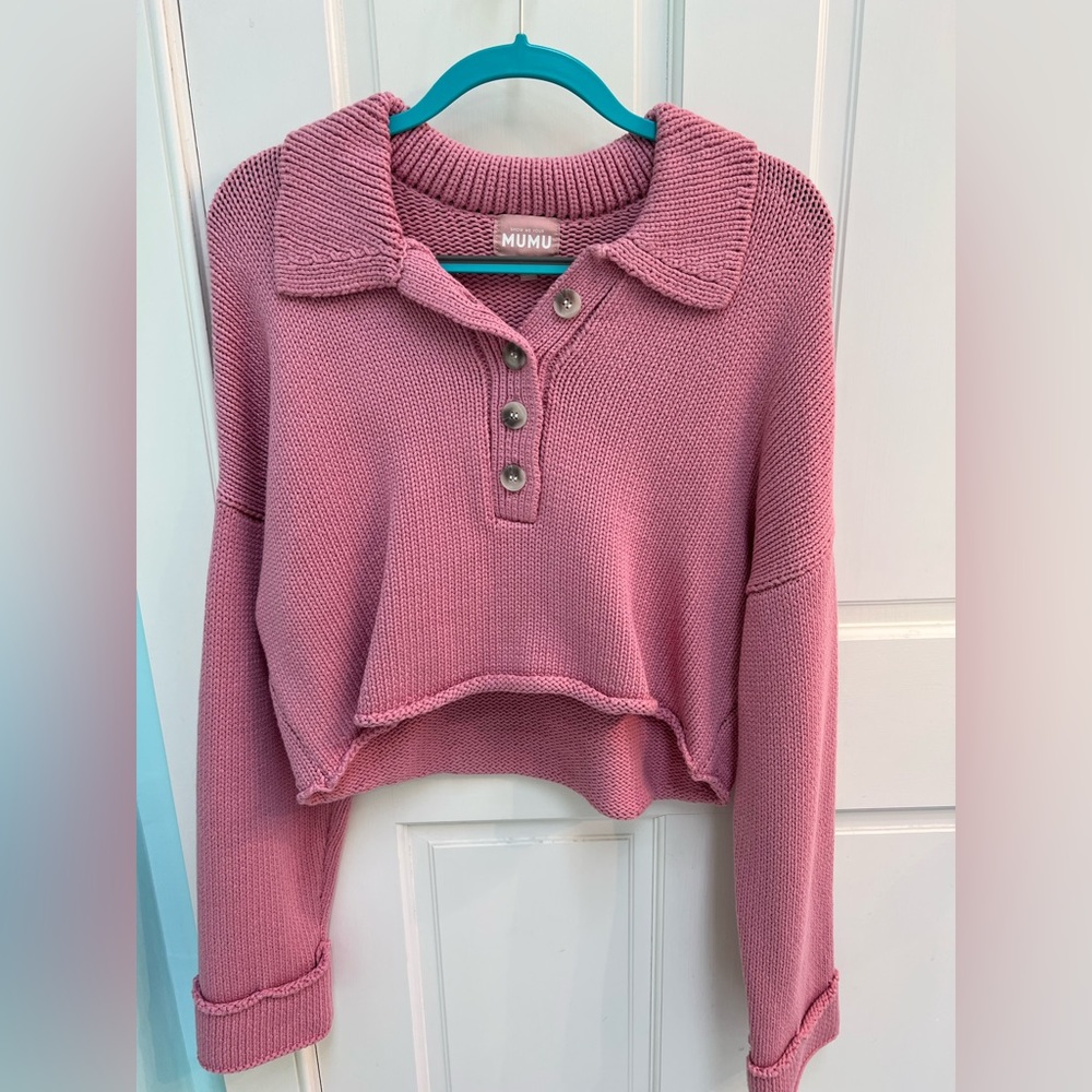 Show me your MUMU cropped sweater size medium